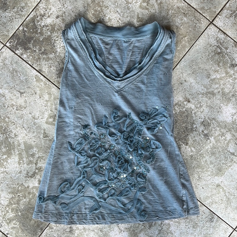 Blue Tank Top